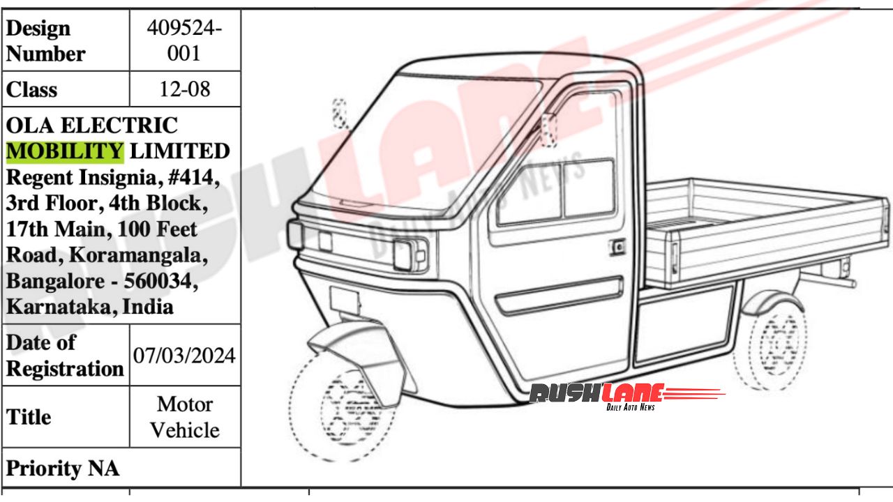 ola patented electric rickshaw Ola Electric "Raahi" Auto Rickshaw Spotted Testing in India, for the first time https://e-vehicleinfo.com/ola-electric-auto-rickshaw-raahi-spotted/