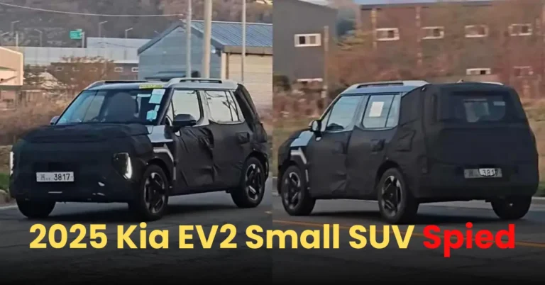 Kia EV2 small electric SUV spotted ahead of launch in 2025