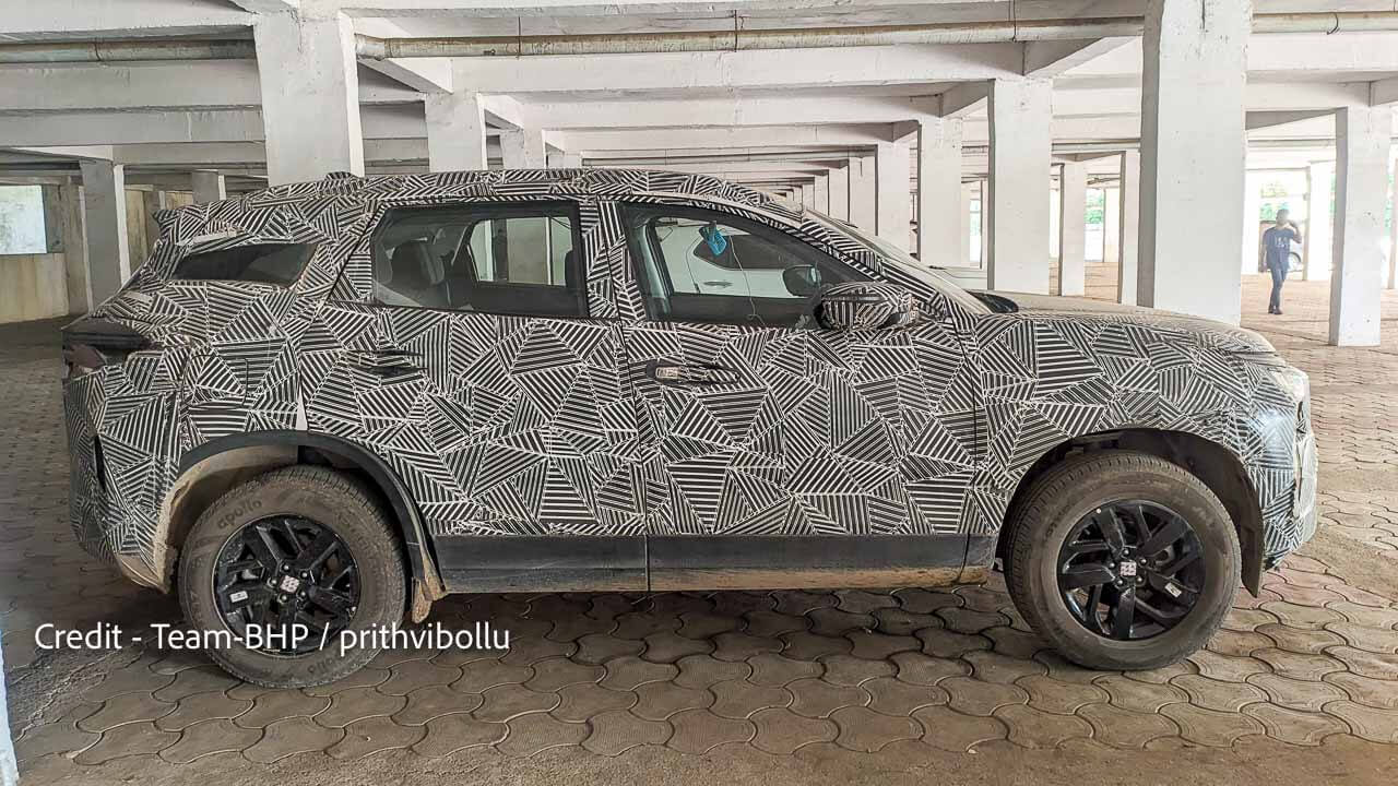 2025 Tata Harrier EV side 1 2025 Tata Harrier EV Spied: Leaked Specs and Interior Details