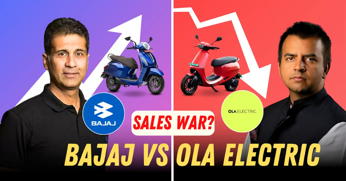 Bajaj Auto taking on Ola Electric 1 Is Bajaj taking over the E2W Market? Ola Electric vs Bajaj Auto https://e-vehicleinfo.com/ola-electric-vs-bajaj-auto-electric-two-wheeler-market/