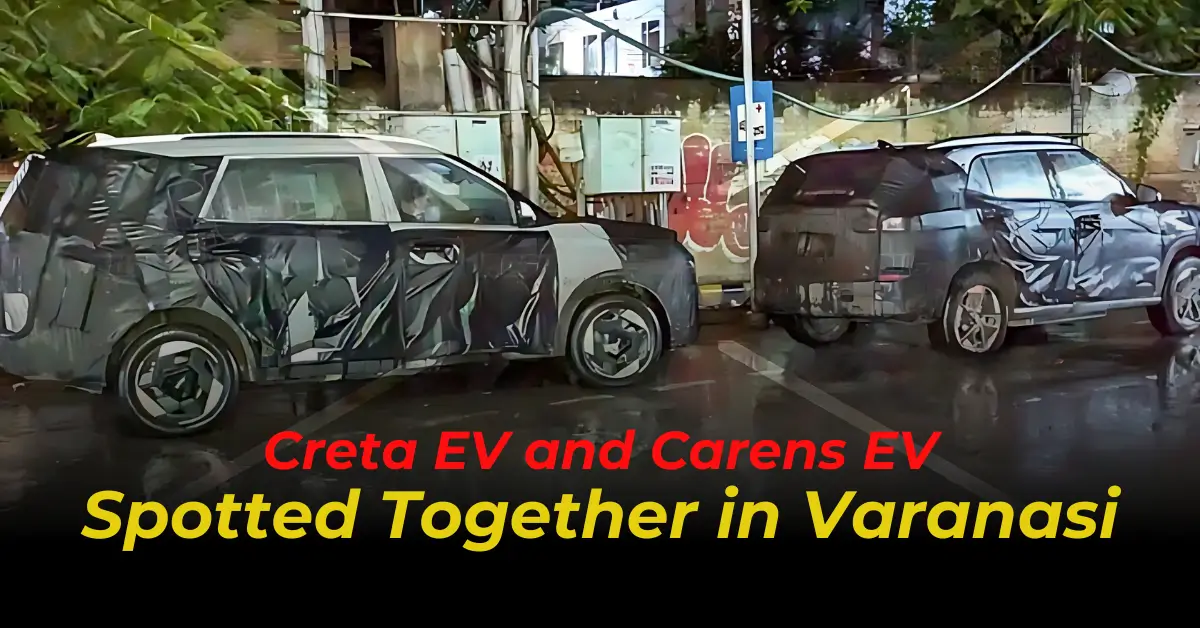 Creta EV and Carens EV Spotted Together in Varanasi Hyundai Creta EV & Kia Carens EV Spotted: Expected Price, India Launch https://e-vehicleinfo.com/hyundai-creta-ev-and-kia-carens-ev-spotted/