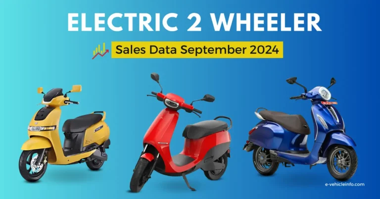 Electric 2-Wheeler Sales Data- September 2024 | Top 10 E2W Companies