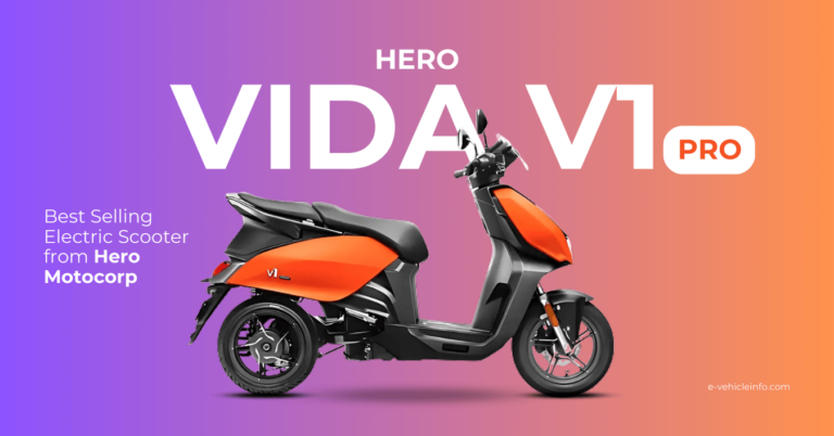 Hero Vida V1 Pro – Best-Selling Electric Scooter from Hero Motocorp