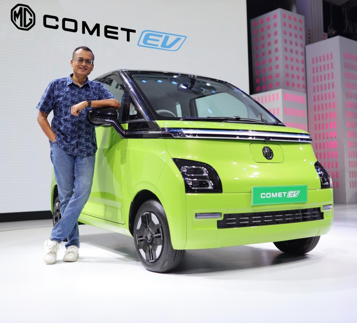 MG Comet EV india 1 MG Comet EV - Most Affordable and Compact Electric Cars in India https://e-vehicleinfo.com/mg-comet-ev-affordable-electric-car-india/