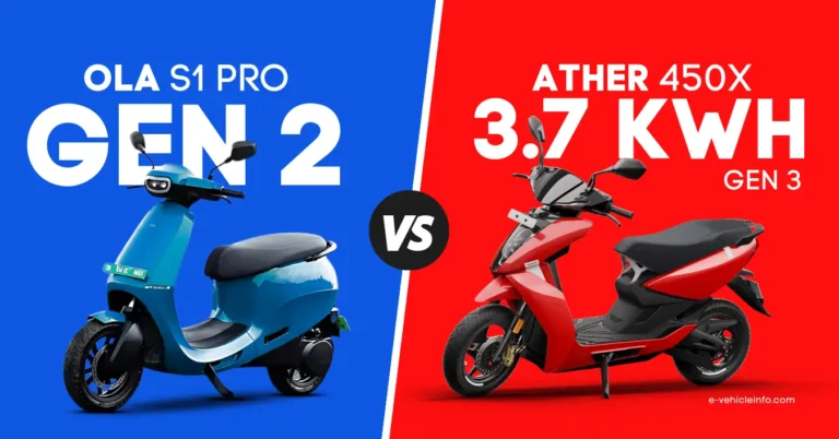 Ola S1 Pro Gen 2 vs Ather 450X Gen 3 – Price, Range and Features