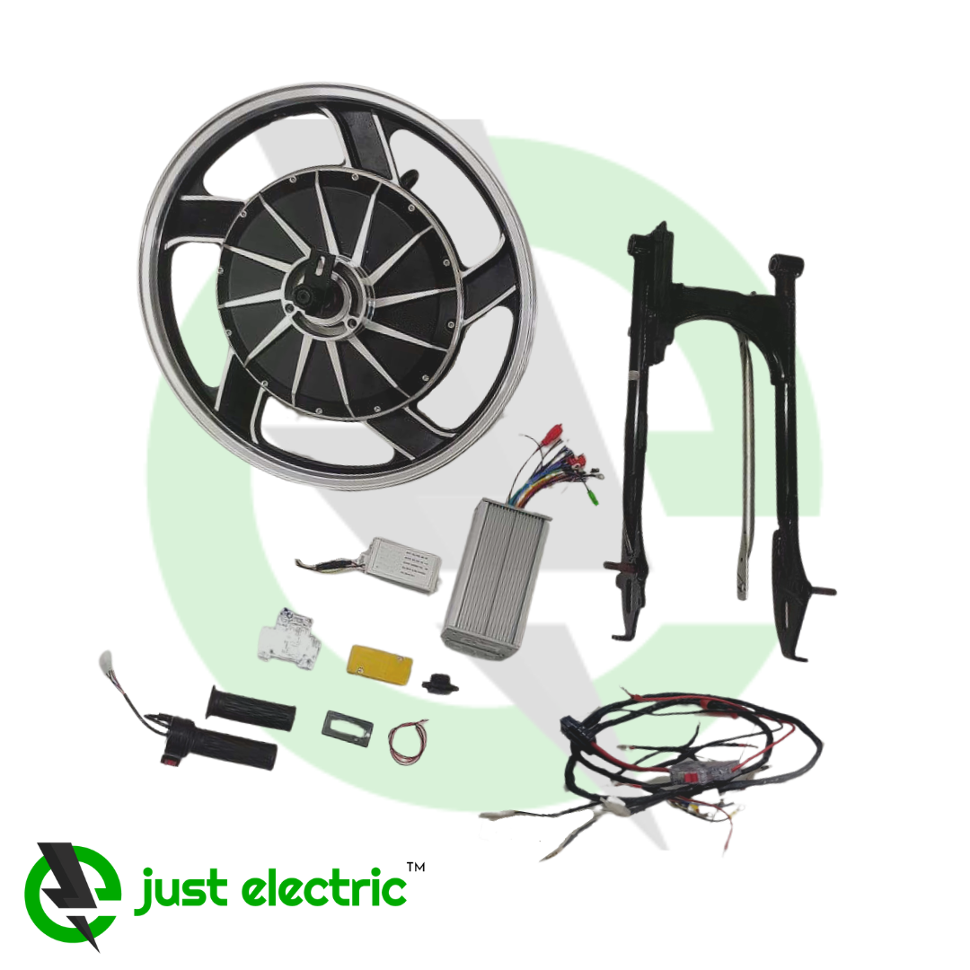 Retro fitment kit provided by Just Electric Top 5 Electric Scooter Conversion Kits With Price and Companies https://e-vehicleinfo.com/top-electric-scooter-conversion-kits-price-and-companies/