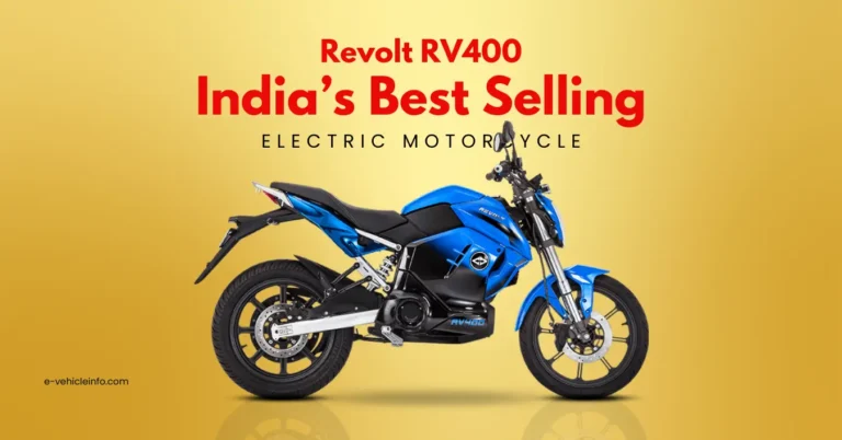 Revolt RV400- India’s Best Selling Electric Motorcycle, Details here