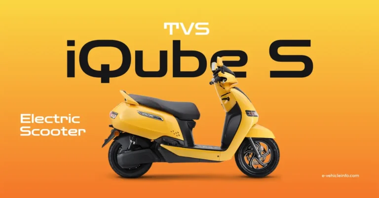 TVS iQube S – Most Affordable Electric Scooter in India