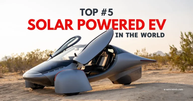 5 Best Solar Powered Electric Cars, Top EVs with Solar Panels