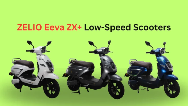 ZELIO Eeva ZX+ Low-Speed Scooter, price starts at INR 67,500/-