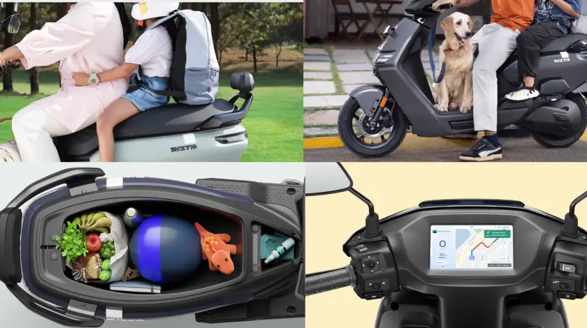 ather rizta features Ather Rizta vs TVS iQube vs Bajaj Chetak vs Ola S1 Pro Gen 2: Best Electric Scooter?