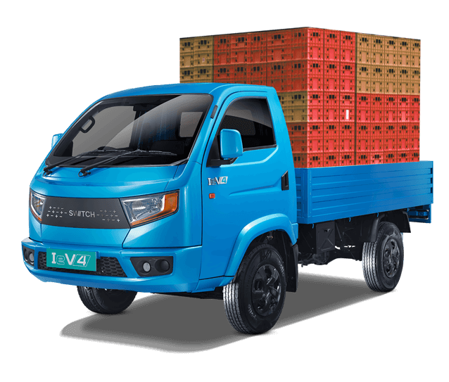 fmcg truck 1 Switch IeV 3 & 4 - Light commercial EV with 1700 kg payload capacity https://e-vehicleinfo.com/switch-iev-3-4-light-commercial-ev/