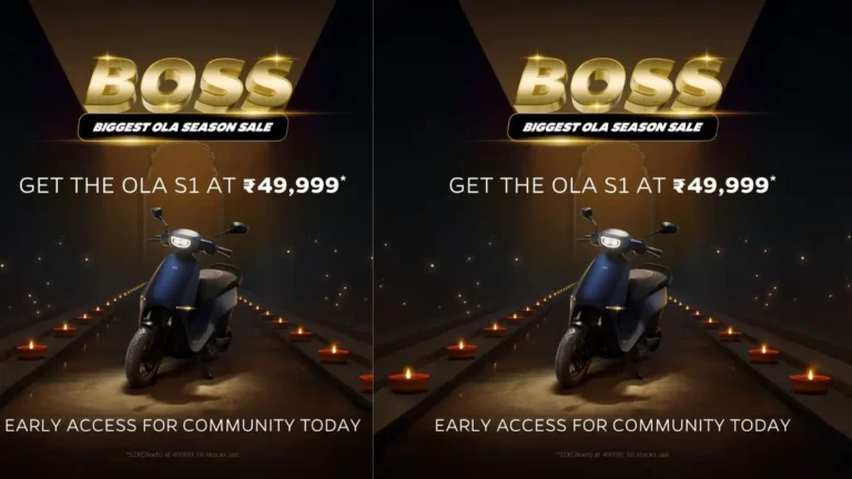 Ola S1 Scooters start at just ₹49,999!! Ola Electric BOSS sale