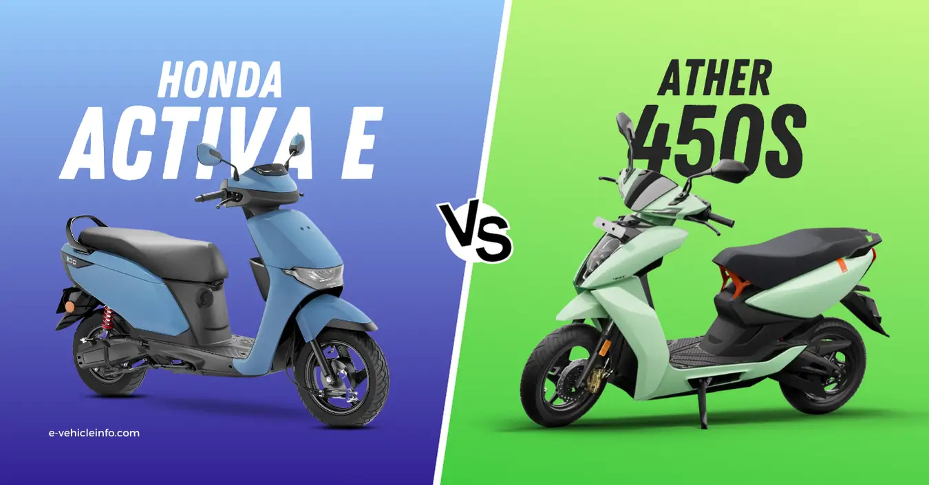 Honda Activa e vs Ather 450 S