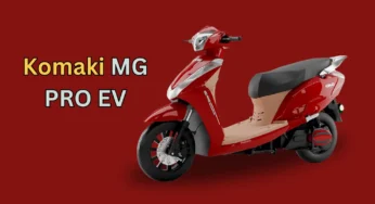 Komaki launches All New E-Scooter MG PRO lithium Series starting from Rs. 59,999