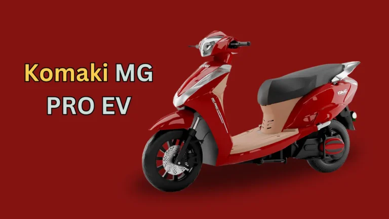 Komaki launches All New E-Scooter MG PRO lithium Series starting from Rs. 59,999