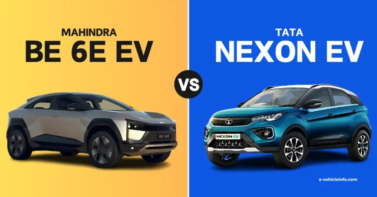 Mahindra BE 6E vs Tata Nexon EV – Which is the best EV?