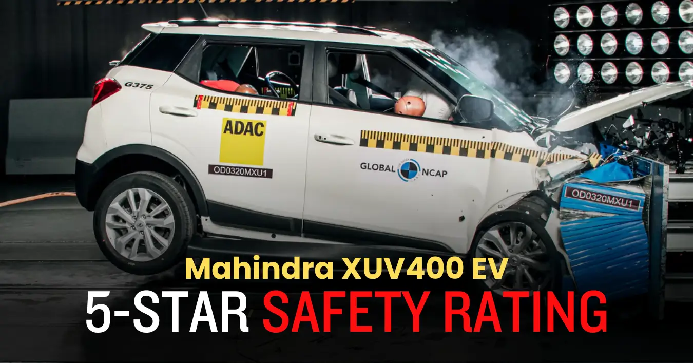 Mahindra XUV400 EV Scores 5star Bharat NCAP Safety Rating Mahindra XUV400 EV: India's Safest Electric Car with 5 stars in Bharat NCAP Safety Rating https://e-vehicleinfo.com/mahindra-xuv400-ev-safest-electric-car-bharat-ncap-safety-rating/