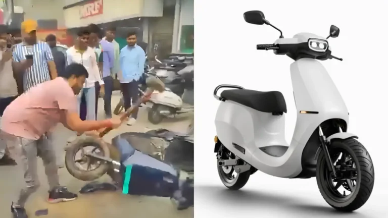 Ola Electric Customer Vandalizes Scooter: Outrage Over ₹90k Repair Bill