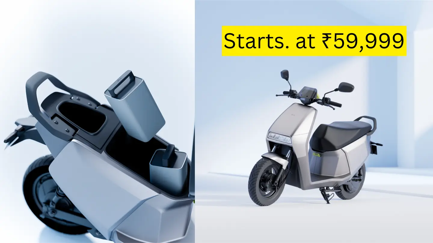 Ola S1Z with 2 removable battery packs starts at ₹59999 Ola S1Z with 2 removable battery packs starts at ₹59,999 https://e-vehicleinfo.com/ola-s1z-with-2-removable-battery-packs-starts-price-59999/