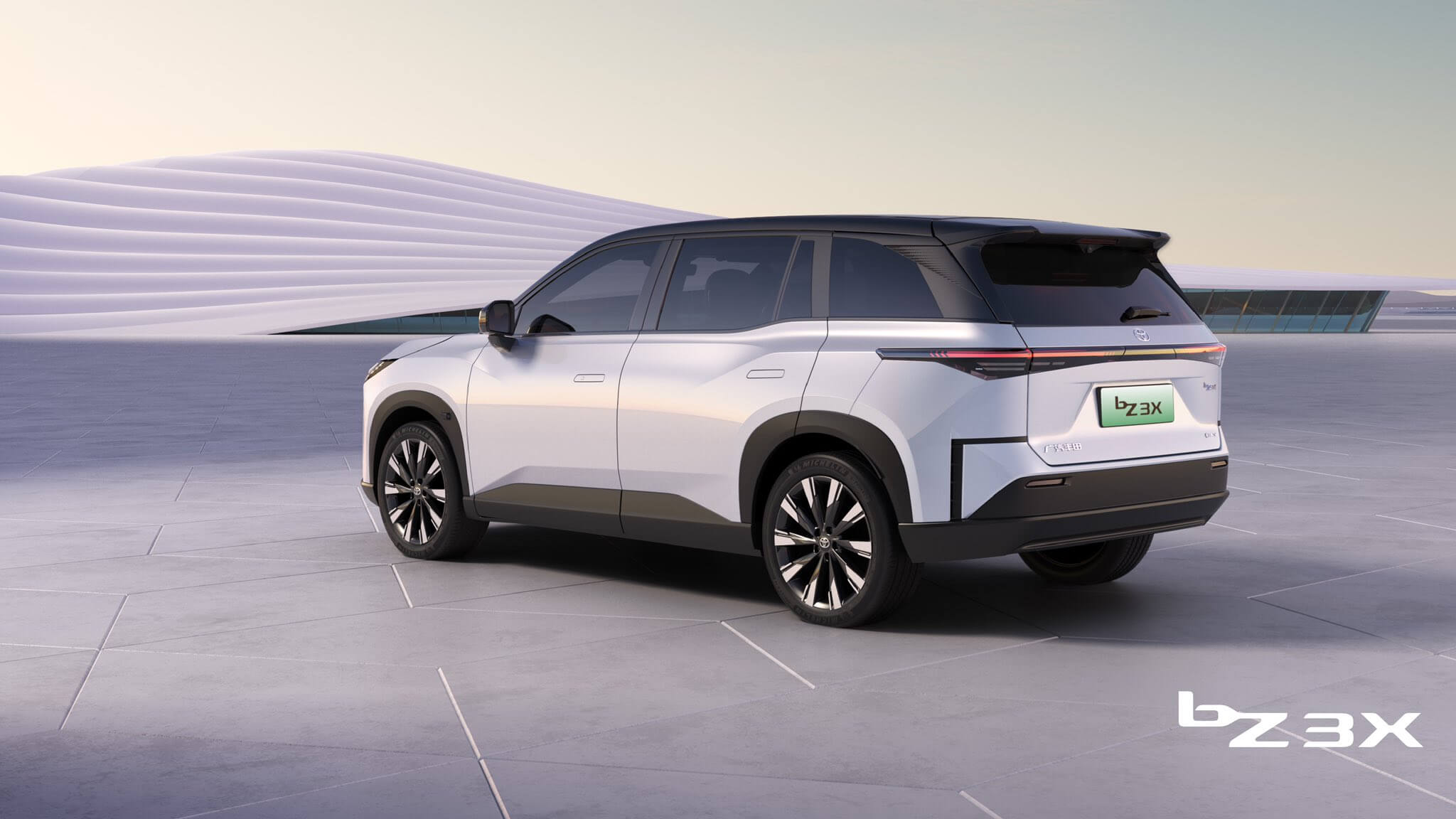 Toyota bZ3X back 1 Toyota bZ3X Electric SUV Unveiled in China, Starting Price of Around 18Lakhs https://e-vehicleinfo.com/toyota-bz3x-electric-suv-unveiled-in-china/