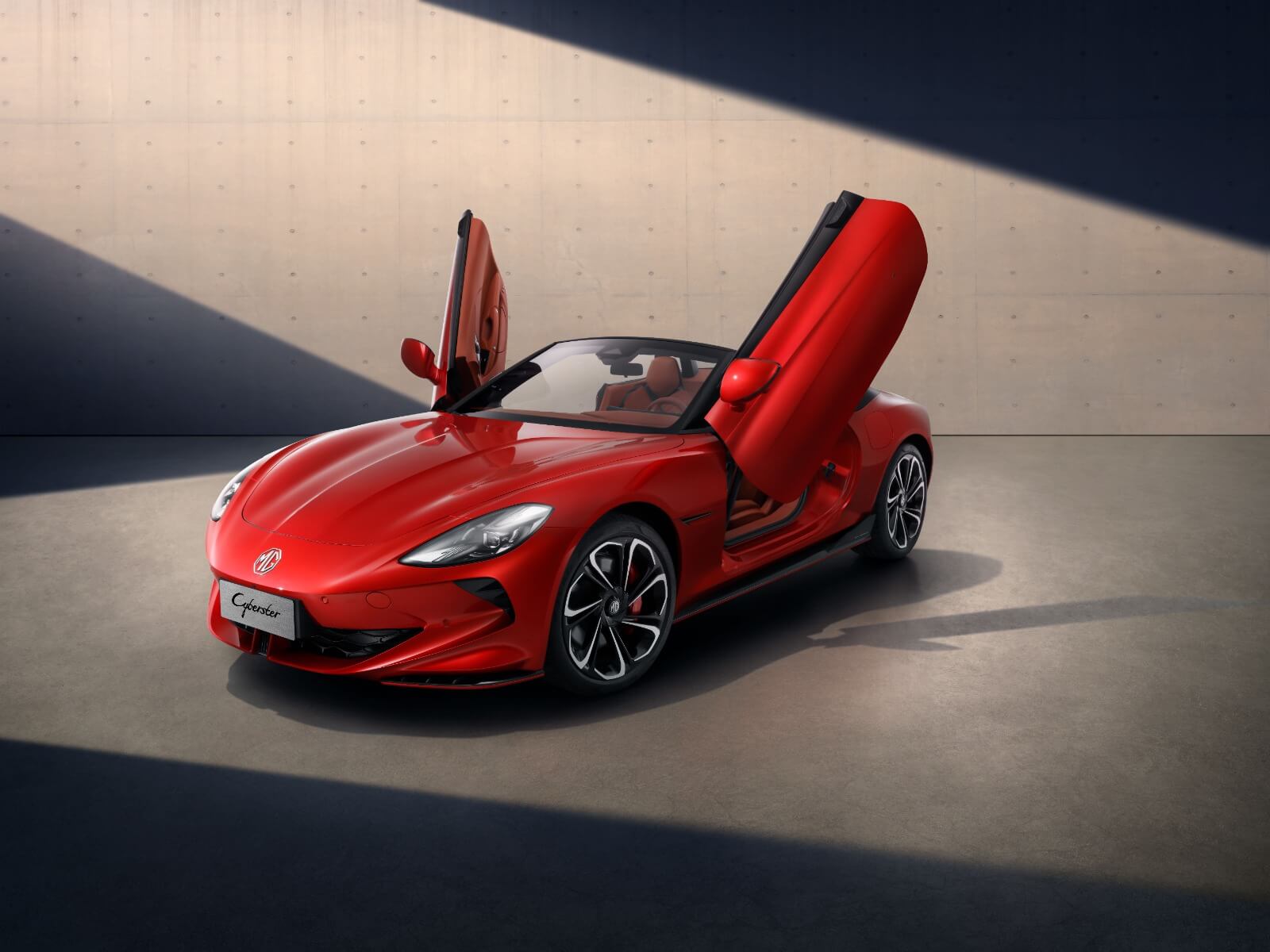 First look of MG Cyberster with electric scissor doors; to be unveiled in January 2025