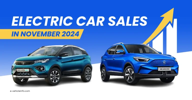 Top 10 Electric Car Company in November 2024 | EV Sales Report