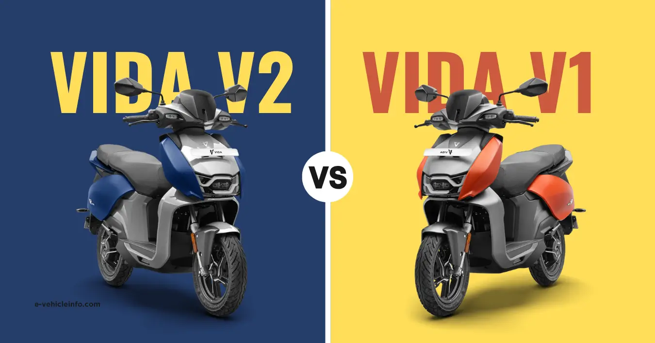 Hero Vida V2 vs Vida V1 Electric Scooter