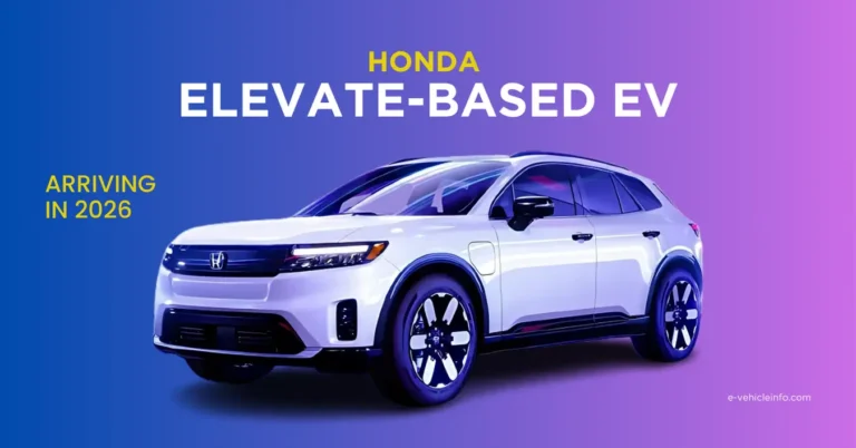 Honda’s first all-new Elevate-based EV will launch in 2026