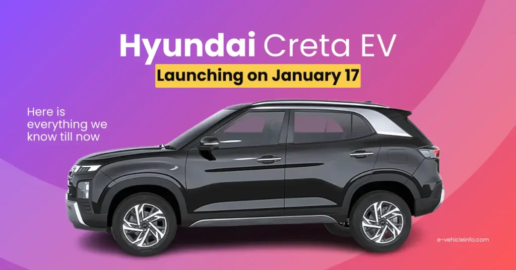 Hyundai Creta EV to launch on January 17 Here is everything we know till now