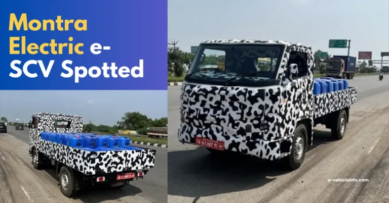 Montra Electric e-SCV Spotted, by Tivolt Electric Vehicles