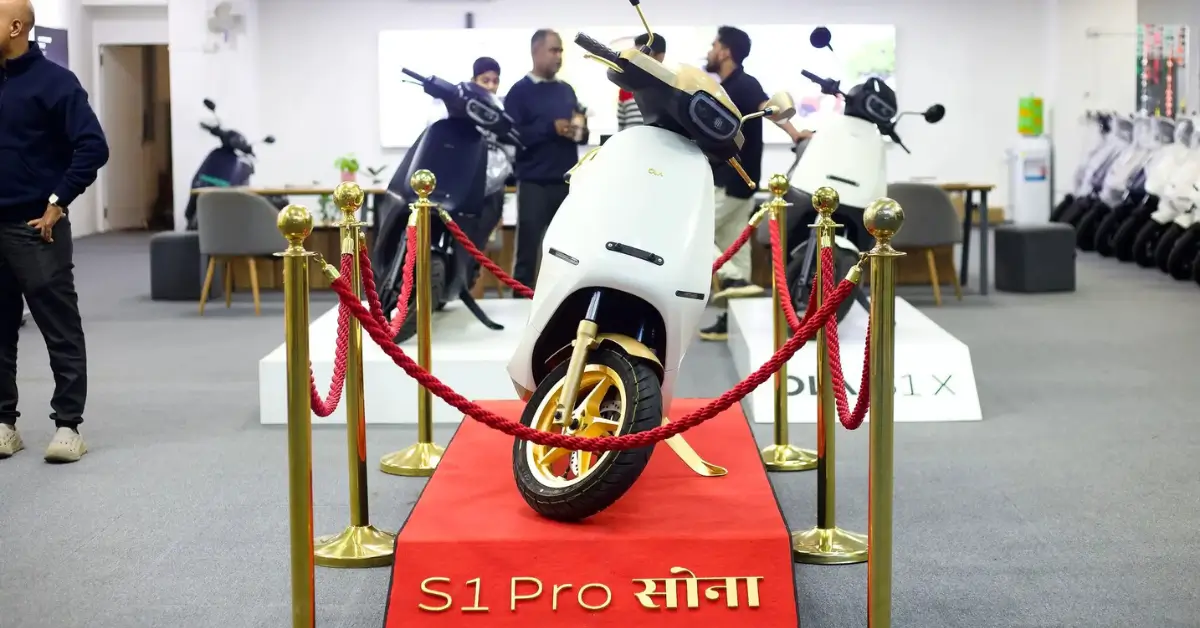 Ola Electric reveals Ola S1 Pro Sona Edition Electric Scooter featuring Real 24k Gold Know how to win Ola S1 Pro "Sona" Gold Edition Electric Scooter and its price https://e-vehicleinfo.com/ola-s1-pro-sona-gold-edition-electric-scooter-price/