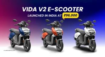 Vida V2 Electric Scooter Lineup, Price, Range and Top Features