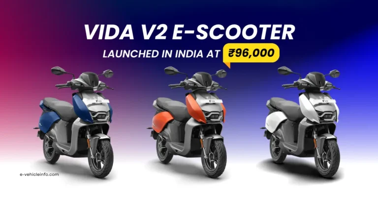 Vida V2 Electric Scooter Lineup, Price, Range and Top Features