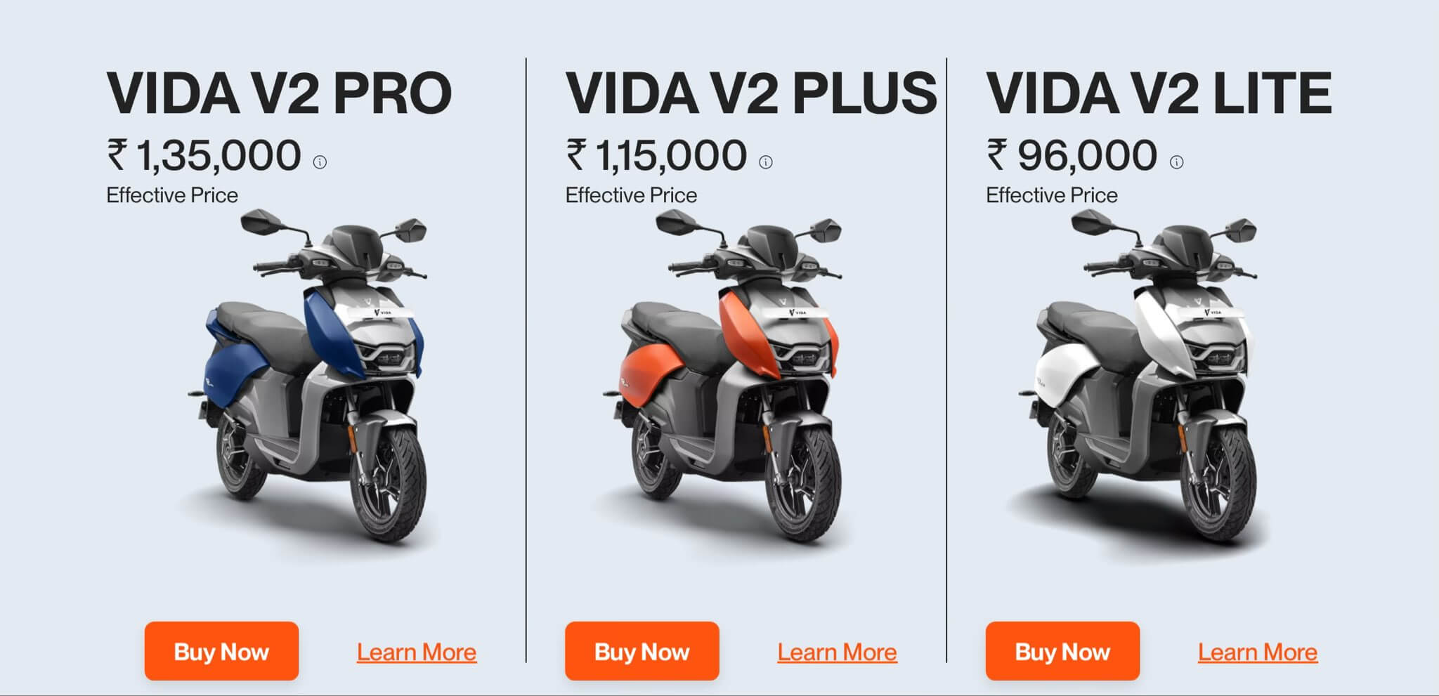 Vida V2 Electric Scooter price in India