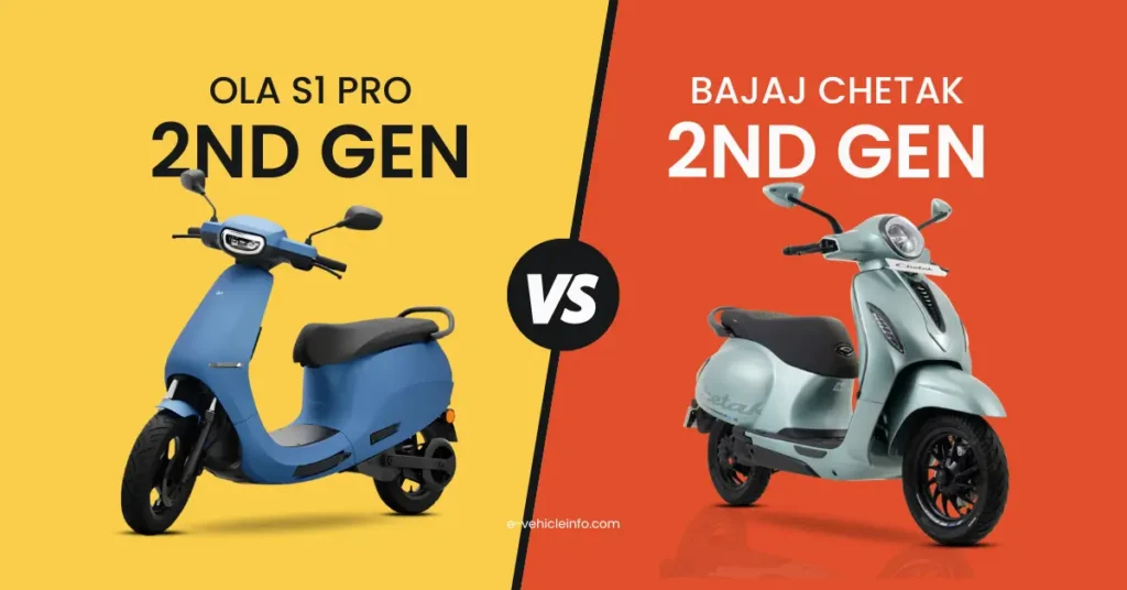 ola s1 pro 2nd gen vs bajaj chetak 2nd