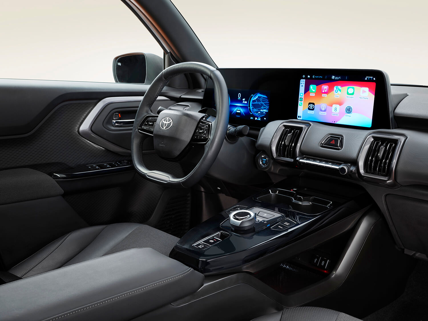 toyota urban crusier ev interior 1 2025 Toyota Urban Cruiser EV Revealed, Gets 61kWh Battery Pack https://e-vehicleinfo.com/2025-toyota-urban-cruiser-ev-revealed-gets-61kwh-battery-pack/