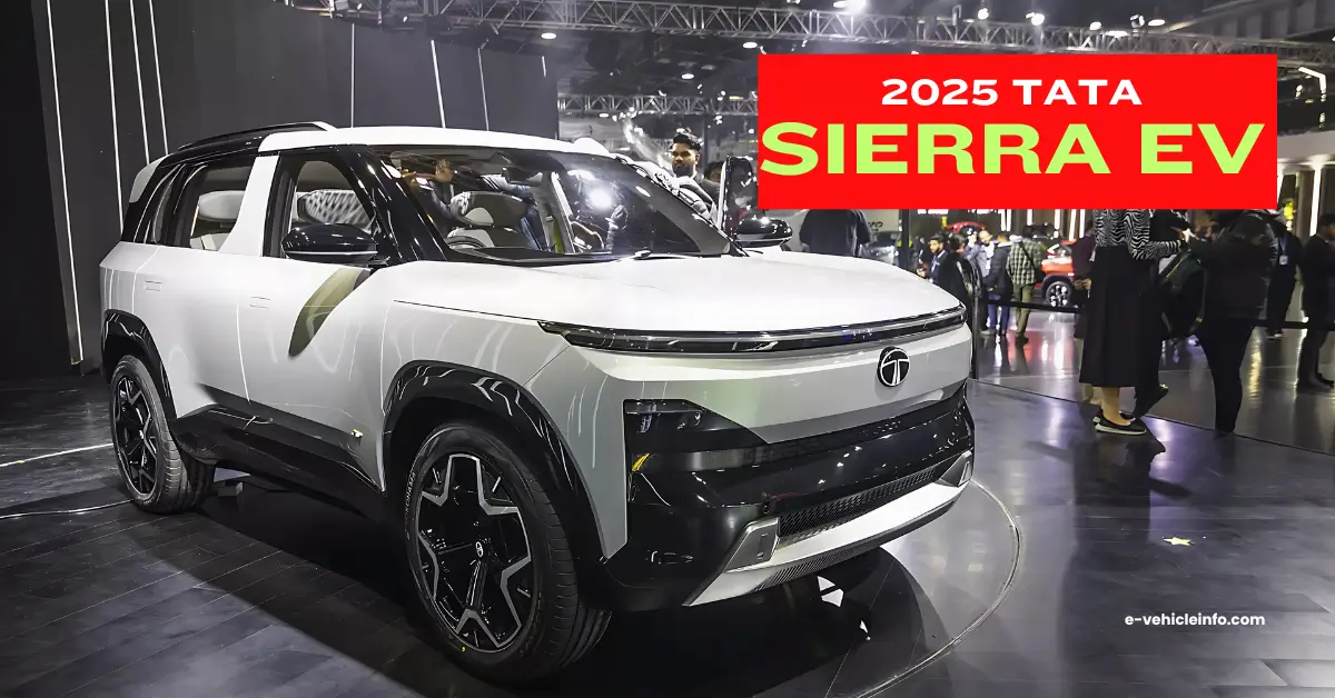 Tata Sierra EV Launch at 2025 Auto Expo