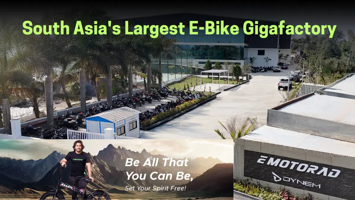 EMotorad's Dynem South Asia's Largest E-Bike Gigafactory with 500,000 Unit Annual Production Capacity