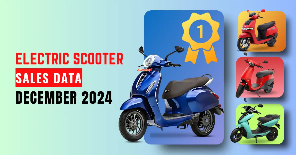 Electric Two-wheeler Sales Data in December 2024 - Top 10 Company