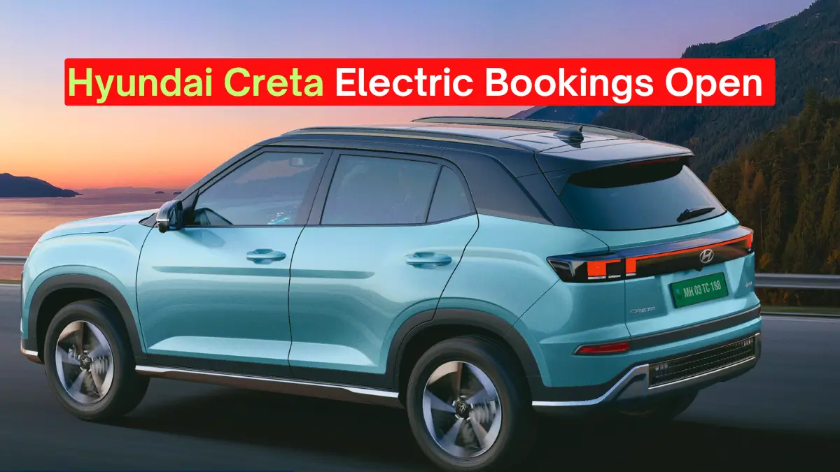 Hyundai Creta Electric Bookings Open at Rs 25,000 Ahead of January Launch