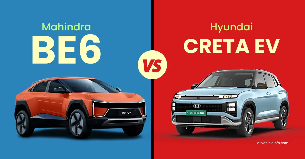 Hyundai creta EV vs Mahindra BE6