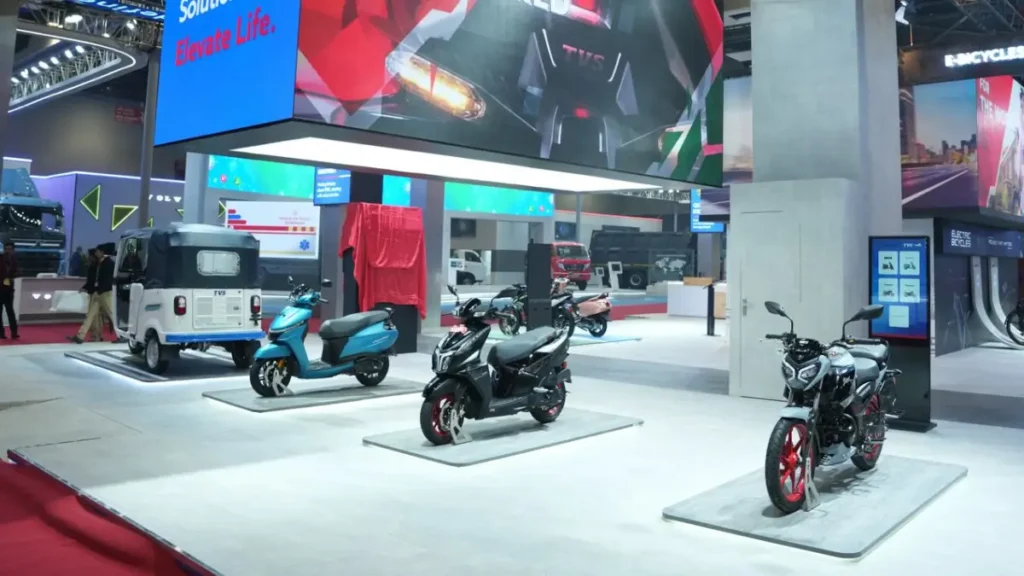 TVS Showcases TVS X, EB1 and TVS King Electric Plus