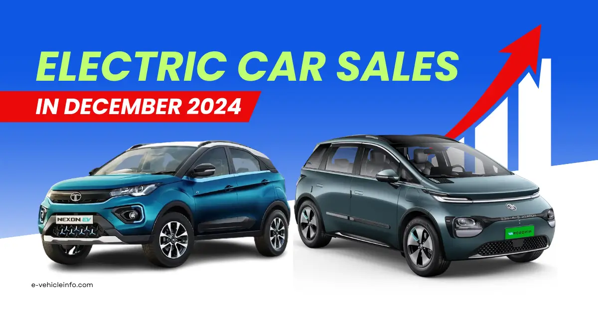 Top 10 Electric Car Company in December 2024 | EV Sales Data