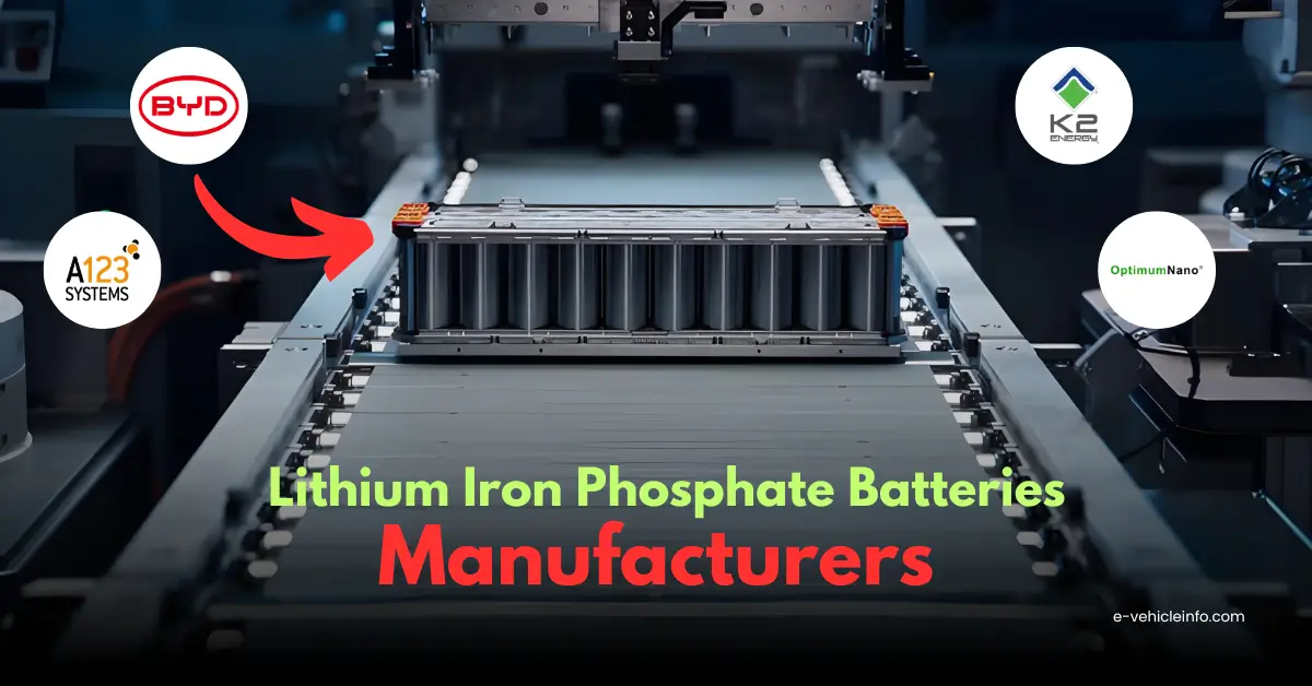 Top 10 Manufacturers of Lithium Iron Phosphate Batteries