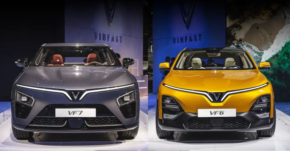 VinFast Unveils VF6, VF7 EVs at Auto Expo (1)
