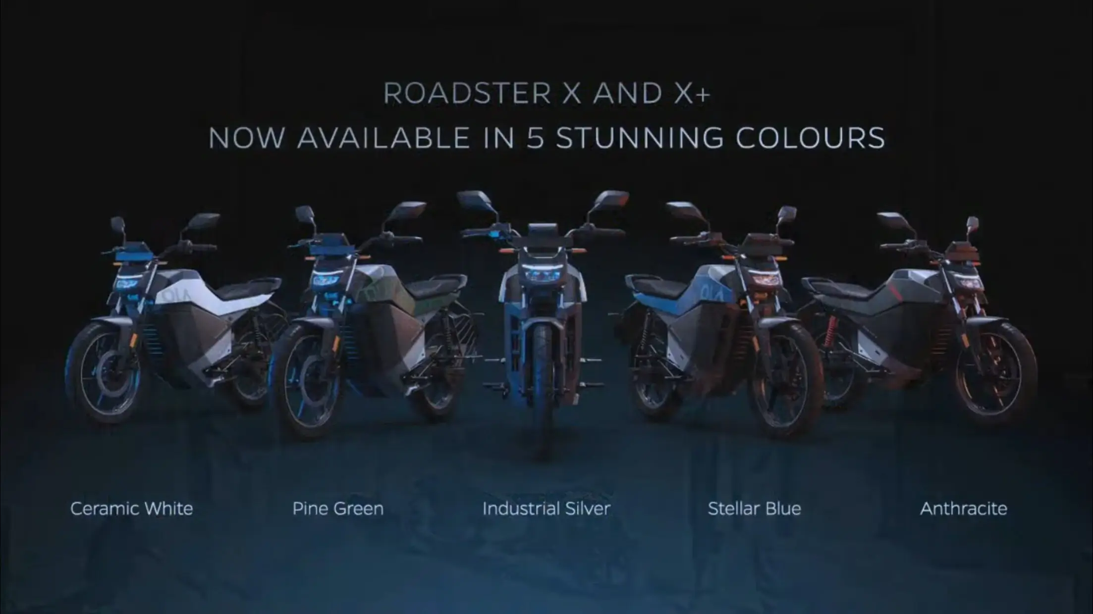 Ola Roadster X Color Options