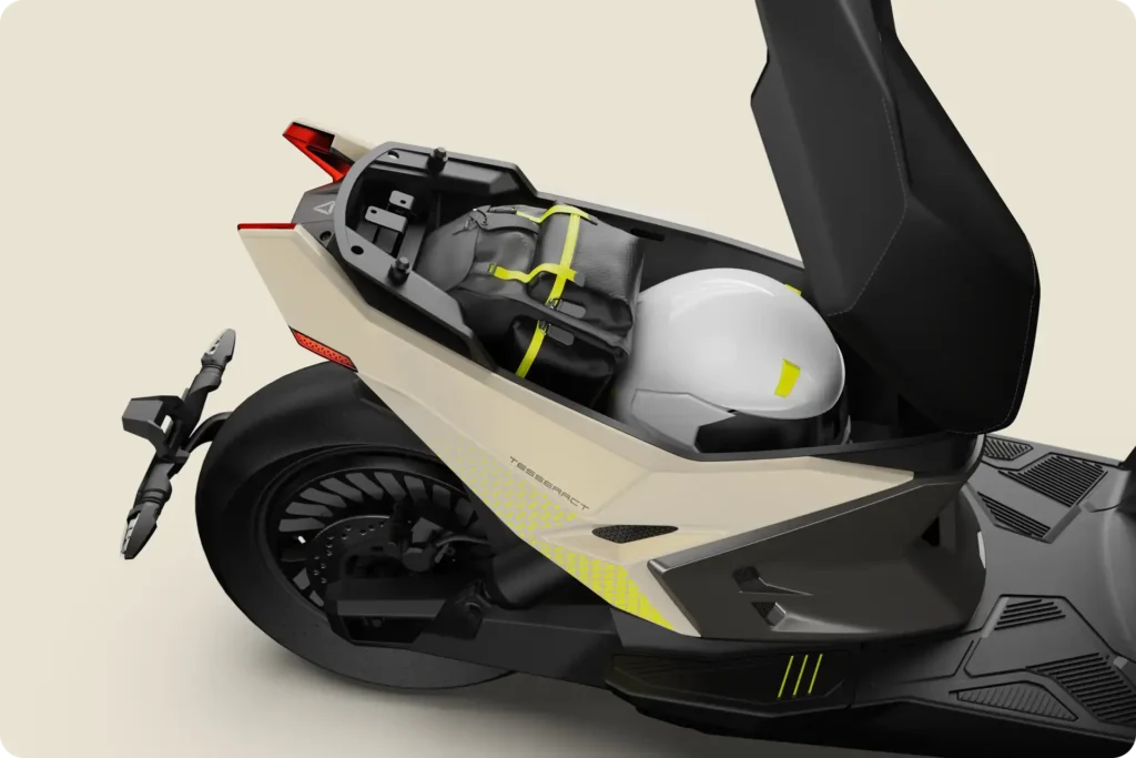 34-liter Underseat Storage