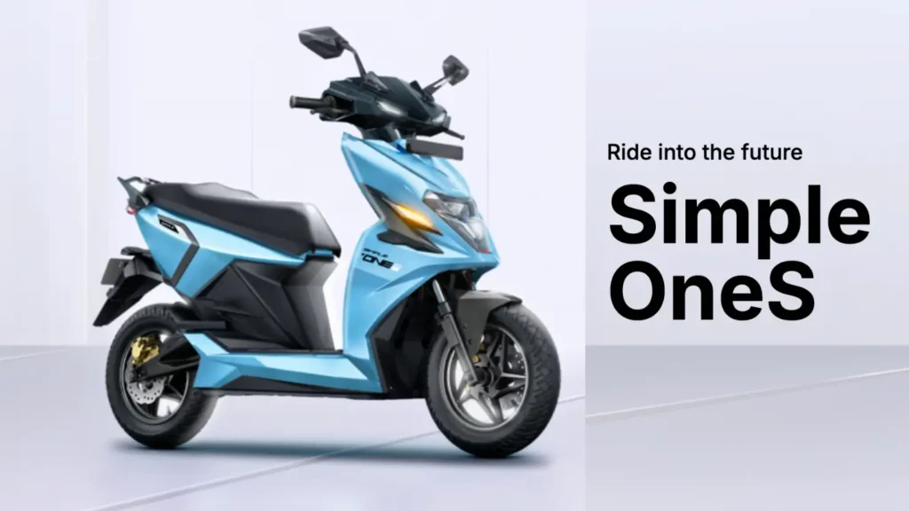 181km Range Electric Scooter: Simple OneS Launched at ₹1.39 Lakhs
