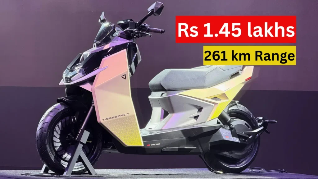ultraviolette tesseract electric scooter Rs 1.45 lakh Ultraviolette Tesseract Electric Scooter Price, Features and Delivery Dates https://e-vehicleinfo.com/ultraviolette-tesseract-electric-scooter-price/